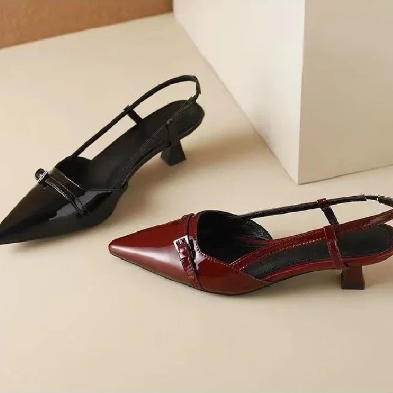 Women'S Shoes Quality - รองเท้าแตะผู้หญิงแฟชั่นส้นเตี้ยรองเท้าคุณภาพหนังรองเท้าแตะ 2026 ฤดูร้อนผู้หญิงรองเท้าส้นสูงซานดาเลียส มูเยร์