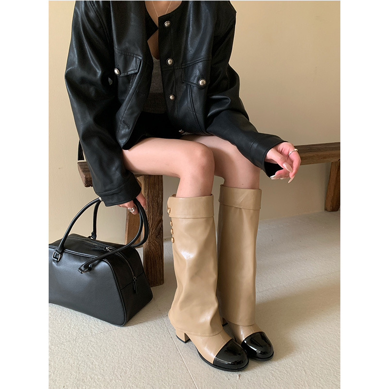 รองเท้าบูททรงนักรบหุ้มข้อสูง ส - Sock Boot Women บทวิจารณ์และราคา