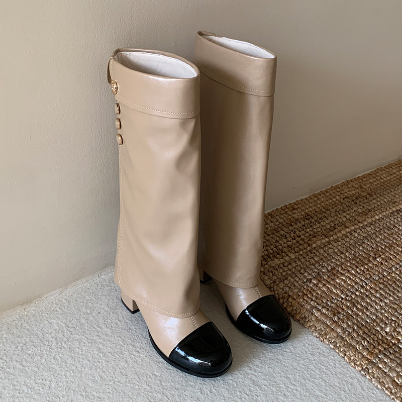 รองเท้าบูททรงนักรบหุ้มข้อสูง ส - Sock Boot Women บทวิจารณ์และราคา