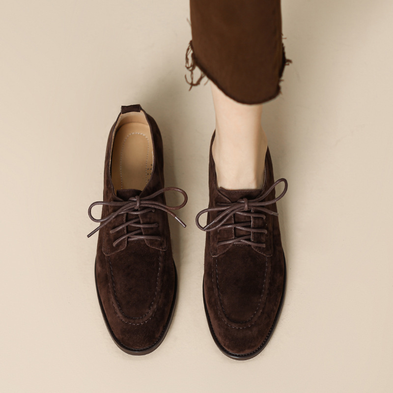 รองเท้าผู้หญิงสไตล์อังกฤษแบบสว - Oxford Lace Up Women บทวิจารณ์และราคา