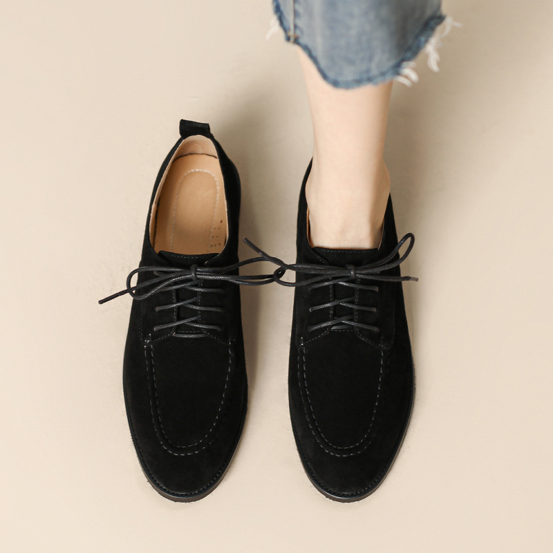 รองเท้าผู้หญิงสไตล์อังกฤษแบบสว - Oxford Lace Up Women บทวิจารณ์และราคา
