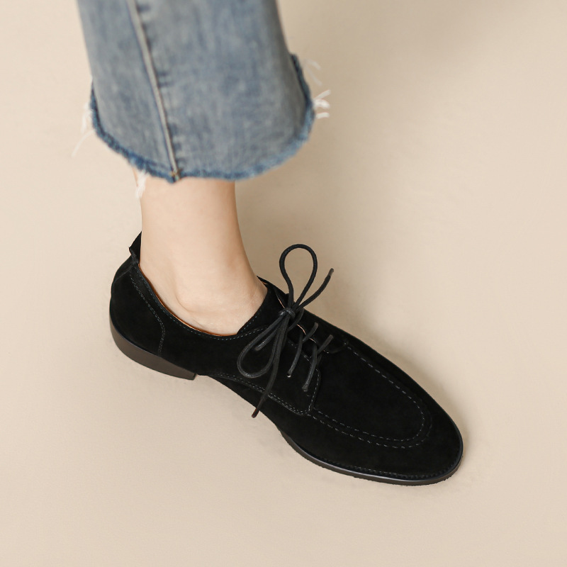 รองเท้าผู้หญิงสไตล์อังกฤษแบบสว - Oxford Lace Up Women บทวิจารณ์และราคา