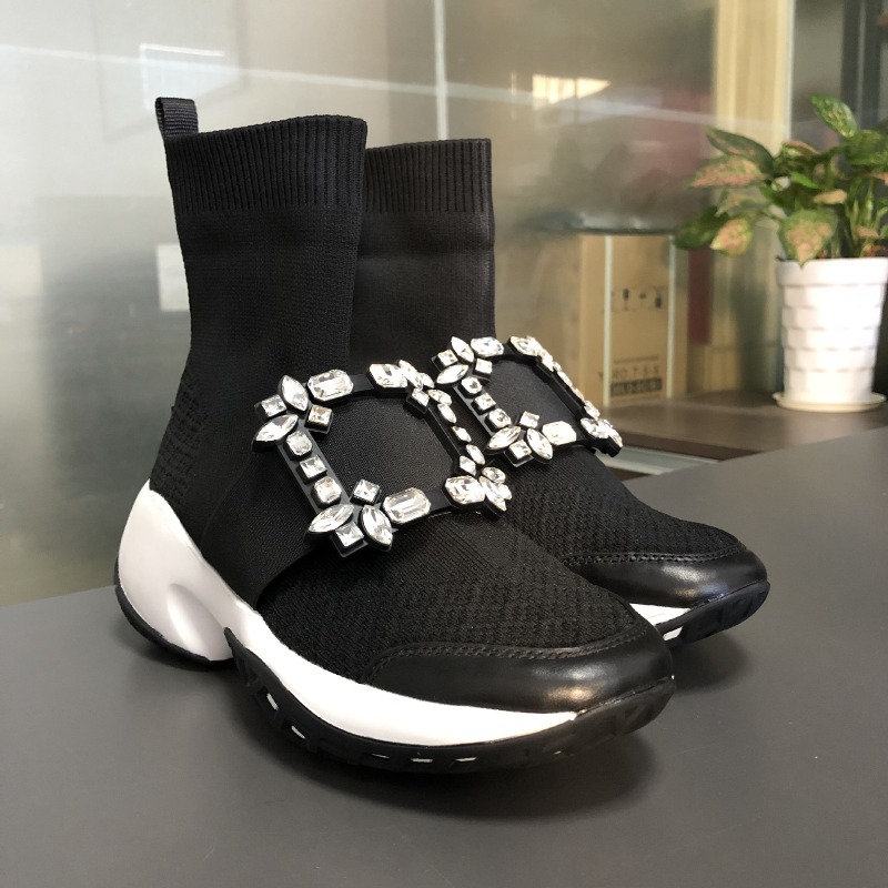 รองเท้าผ้าใบแฟชั่นผู้หญิง ดีไซ - Sock Boot Women บทวิจารณ์และราคา