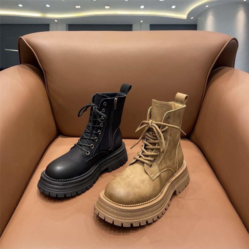 รองเท้าบูทสั้นผู้หญิง ฤดูใบไม้ - Sock Boot Women บทวิจารณ์และราคา