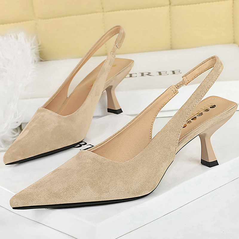 รองเท้าส้นสูงสไตล์ฝรั่งเศสแบบใ - Women'S Shoes Quality บทวิจารณ์และราคา